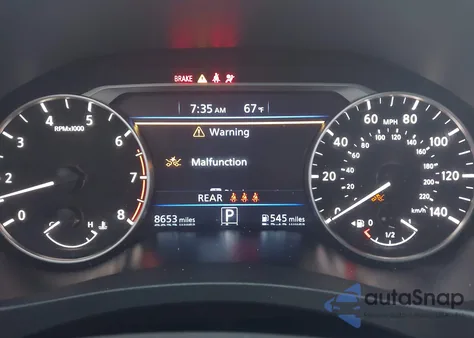 2025 Nissan Altima Sv z USA, uszkodzony, nr VIN 1N4BL4DV2SN362646